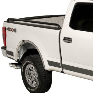 GMC Sierra 3500 Side Rails - Putco - Locker Side Rails - Black Powder Coated - `15-`19