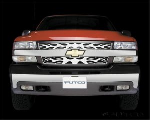 Chevrolet Silverado 2500 Grille - Putco - Flaming Inferno Stainless Steel - `01-`02