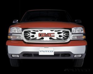GMC Envoy Grille - Putco - Flaming Inferno, Stainless Steel, w/Logo CutOut - `02-`08