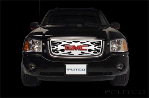 GMC Envoy Grille - Putco - Flaming Inferno, Stainless Steel, w/Logo CutOut - `02-`08
