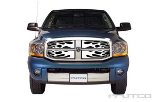 Dodge Ram 1500 Grille - Putco - Flaming Inferno Stainless Steel - `06-`08