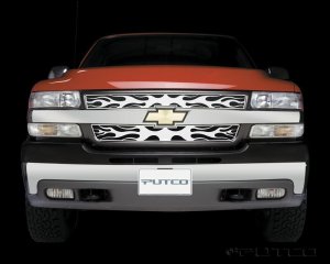 Chevrolet Tahoe Grille Insert - Putco - Flaming Inferno, Stainless Steel - `07-`14