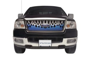 GMC Yukon XL Grille Insert - Putco - Flaming Inferno - Blue - `07-`14 GMC Yukon XL Grille Insert - Putco - Flaming Inferno - Blue - `07-`14