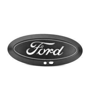 Ford F450 LED Emblem - Front - Putco - Luminix with Camera CutOut - White - `17-`19