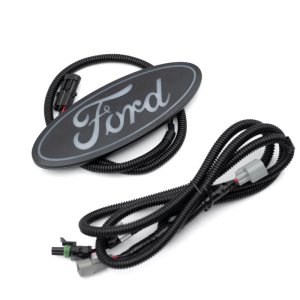 Ford Maverick LED Grille Emblems - Putco - Luminix LED - Matte Black - `25-`26