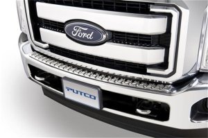 Ford Super Duty Bumper Cover - Front - Putco - Stainless Steel - Stainless Steel - `11-`16