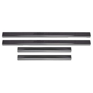 Chevrolet Silverado Door Sills - Putco - Chevrolet Etching - Black Platinum - `14-`18