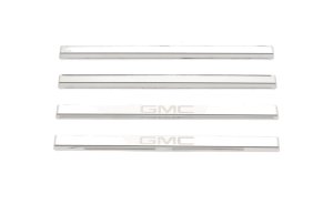 GMC Sierra 2500 Stainless Steel Door Sills - Putco - GMC Logo - Chrome - `15-`19