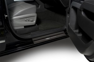 Chevrolet Silverado Door Sills - Putco - Black Platinum - Black - `14-`19