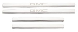 GMC Sierra Door Sills - Putco - GMC Etching - Stainless Steel - `19-`26 GMC Sierra Door Sills - Putco - GMC Etching - Stainless Steel - `19-`26
