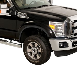 Ford F250 Fender Trim - Putco - Black Stainless Steel - Black Platinum - `11-`16