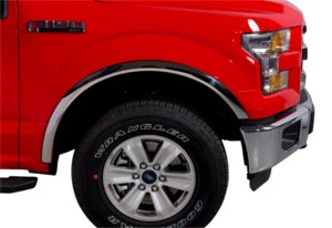 Ford F-150 Fender Trim - Putco - 304 Stainless Steel - Polished Stainless Steel - `21-`26