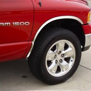 Dodge Ram Fender Trim - Putco - Stainless Steel - `03-`09