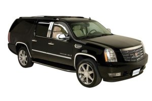 Cadillac Escalade Fender Trim - Putco - Stainless Steel - Polished Stainless steel or Black platinum - `07-`14