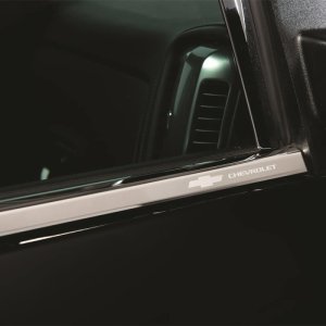 Chevrolet Silverado Window Trim Accents - Putco - Stainless Steel - `15-`19