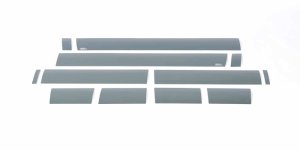 Chevrolet Silverado 1500 Rocker Panels - Putco - Black Platinum - Black - `07-`13