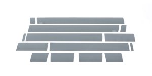 Chevrolet Silverado 3500 Rocker Panels - Putco - Black Platinum - Black - `07-`14