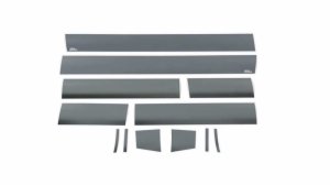 GMC Sierra Rocker Panels - Putco - Platinum - Black - `07-`14