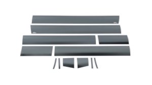 GMC Sierra 2500 Rocker Panels - Putco - Black Platinum - Black - `07-`14
