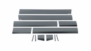GMC Sierra 3500 Rocker Panels - Putco - Black Platinum - Black - `07-`14