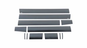 GMC Sierra Rocker Panels - Putco - Black Platinum - Black - `07-`13