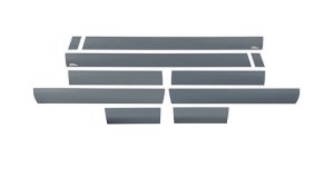 GMC Sierra Rocker Panels - Putco - Black Platinum - Black - `14-`19 GMC Sierra Rocker Panels - Putco - Black Platinum - Black - `14-`19