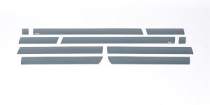 Chevrolet Silverado HD Rocker Panels - Putco - Black Platinum - Black - `14-`19