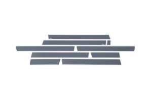 Chevrolet Silverado HD Rocker Panels - Putco - Black Platinum - Black - `14-`19