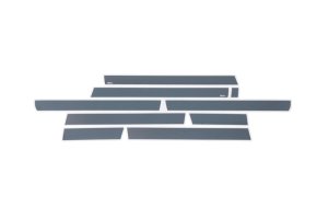 Chevrolet Silverado 3500 Rocker Panels - Putco - Black Platinum - Black - `15-`19