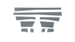 RAM 3500 Rocker Panels - Putco - 10pcs 5.5in Wide w/o Factory Flares - Black Platinum - `10-`18