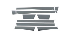 Dodge Ram 2500 Rocker Panels - Putco - Black Platinum - Black - `10-`26