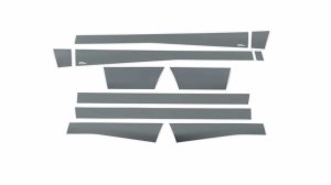 Dodge Ram 3500 Rocker Panels - Putco - Black Platinum - Black - `10-`26