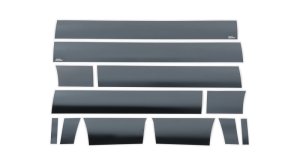 Ford F-150 Rocker Panels - Putco - Black Platinum - Black - `09-`14