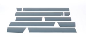 Ford F-150 Rocker Panels - Putco - Black Platinum - Black - `09-`14