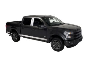 Ford F-150 Rocker Panels - Putco - Premium Stainless Steel - Stainless Steel - `15-`20