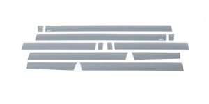 Ford F-150 Rocker Panels - Putco - Black Platinum - Black Platinum - `15-`20