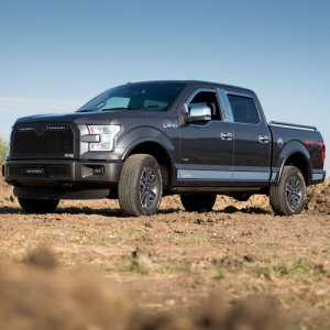 Ford F-150 Rocker Panels - Putco - Stainless Steel - Polished Stainless Steel - `15-`20