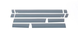 Ford F350 Rocker Panels - Putco - Black Platinum - Black - `11-`16