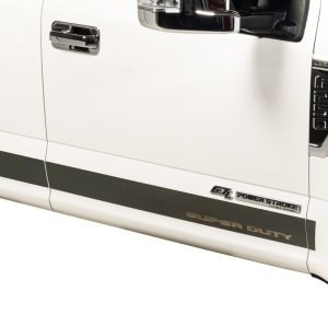 Ford SuperDuty F250 Rocker Panels - Putco - Platinum - Black - `17-`22