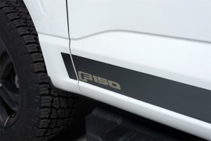 Ford F-150 Rocker Panels - Putco - Platinum - Black - `21-`26