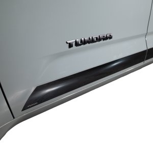 Toyota Tundra CrewMax Rocker Panels - Putco - Black Platinum - Black - `22-`26
