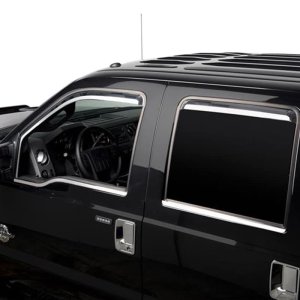 Ford F-150 Window Trim Accents - Putco - ABS Plastic - Chrome - `15-`20