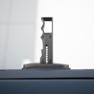 Chevrolet Silverado 1500 Push-Up Tie Handle - Driver side rear - Putco - Retractable Stake Pocket Handle - black - `14-`18