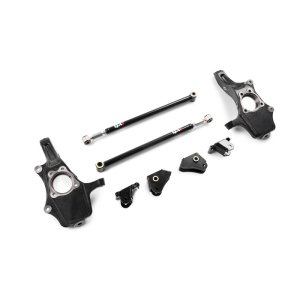 GMC Sierra 1500 Coilover Suspension Kit - Front + Rear - QA1 - Double Adjustable Shocks + Traction Bars - `19-`26