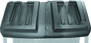 Polaris Ranger Roof - QuadBoss - 2-Piece with Storage - Black - `15-`17