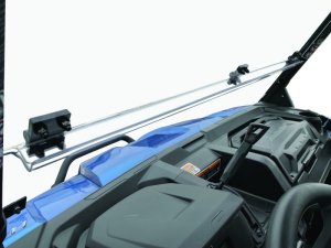 Can-Am Defender HD10 Windshield - QuadBoss - Windbreak Folding - `16-`22 Can-Am Defender HD10 Windshield - QuadBoss - Windbreak Folding - `16-`22