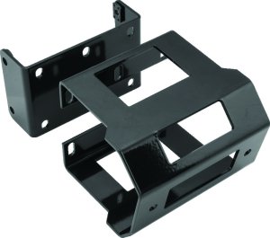 Polaris Ranger Crew 900 Winch Mount - QuadBoss - Heavy-Gauge Laser-Cut Steel - Black - `13-`19 Polaris Ranger Crew 900 Winch Mount - QuadBoss - Heavy-Gauge Laser-Cut Steel - Black - `13-`19