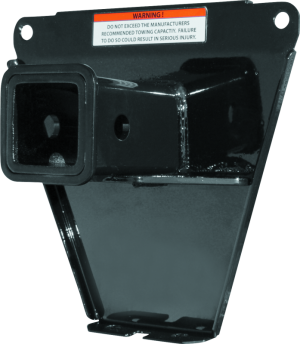 Kawasaki KVF650 Brute Force Hitch Ball Mount - Rear - QuadBoss - 2 in. ATV Rear Receiver Hitch - Black - `05-`14