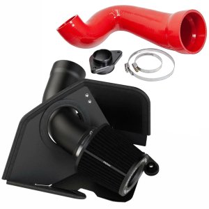 Volkswagen Golf Performance Air Intake - Ramair - PRORAM + Turbo Inlet Adapter + Heat Shield - Red - 1.5 TSI - 2020+