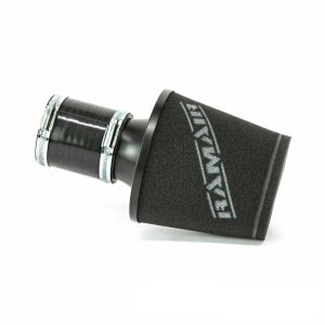 Foam Air Filter - Ramair - Cone, Aluminium Base, 70mm OD - Black